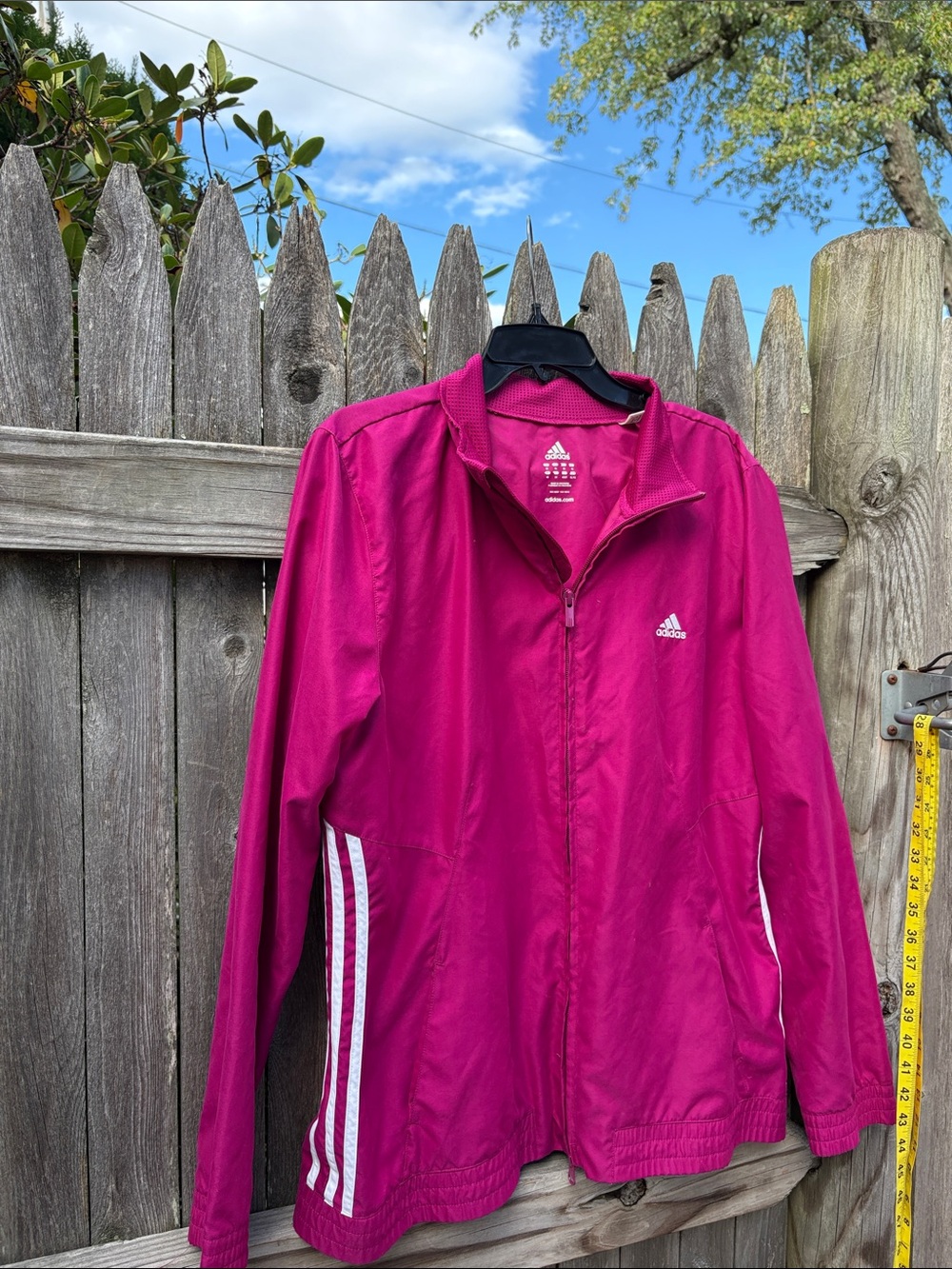 Adidas XL mulberry light jacket!